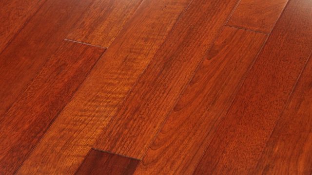 Ferma Brazilian Cherry (JATOBA) – Natural, Ebony Smooth by Ferma Flooring, ebony engineered wood flooring, detail view