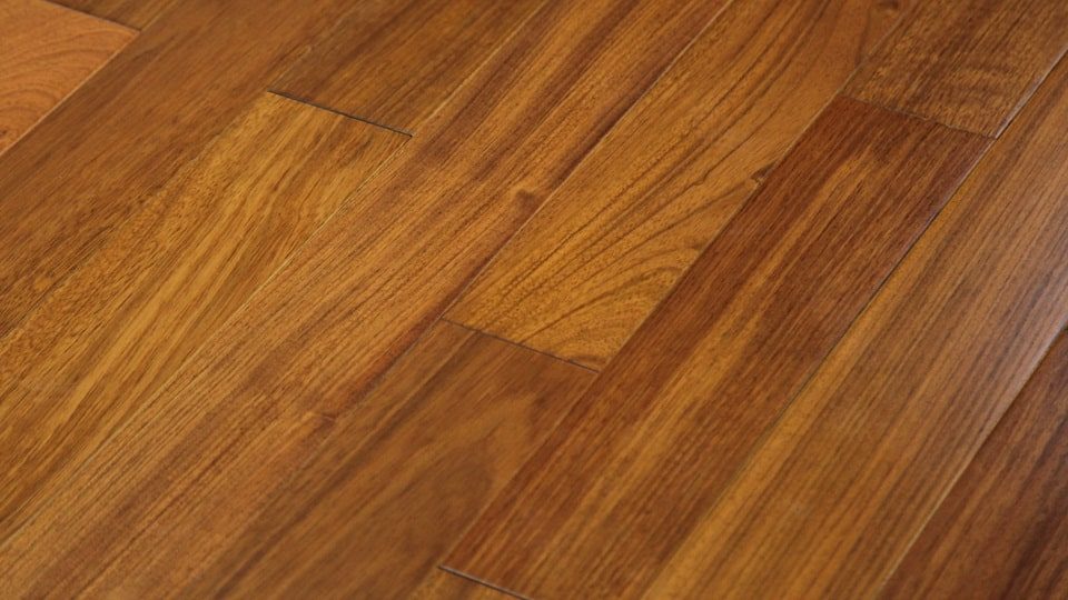 Ferma Brazilian Cherry – Ebony, Coral Smooth by Ferma Flooring, coral engineered wood flooring, detail view