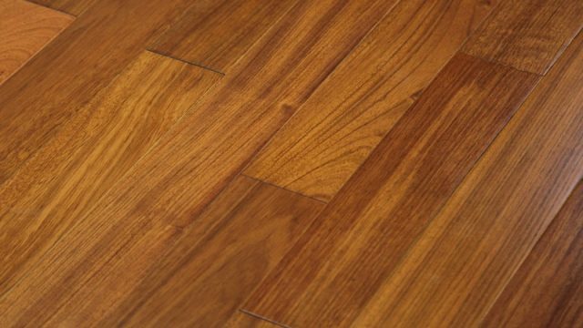 Ferma Brazilian Cherry – Ebony, Coral Smooth by Ferma Flooring, coral engineered wood flooring, detail view