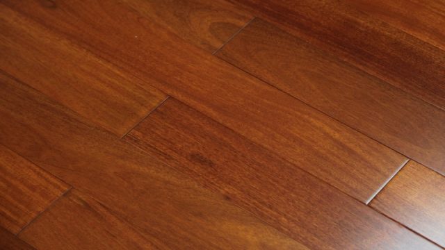 Ferma Santos Mahogany – Terra Cotta Smooth by Ferma Flooring, terra cotta engineered wood flooring, plank sample