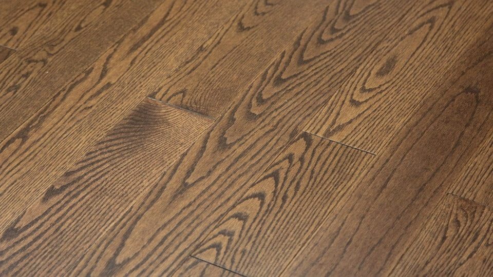 Ferma Simple Canadian Oak – Gunstock Smooth by Ferma Flooring, gunstock engineered wood flooring, plank sample