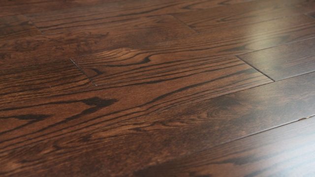 Ferma Northern Oak – Gunstock, Cherry, Mocha, Onyx Smooth by Ferma Flooring, cherry engineered wood flooring, detail view