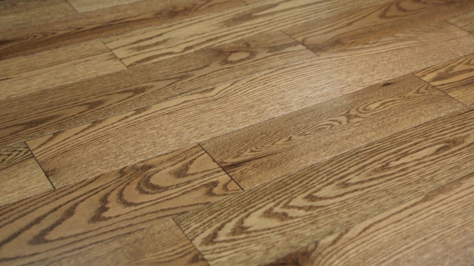 Ferma Nothern Oak – Gunstock Smooth by Ferma Flooring, cherry engineered wood flooring, detail view