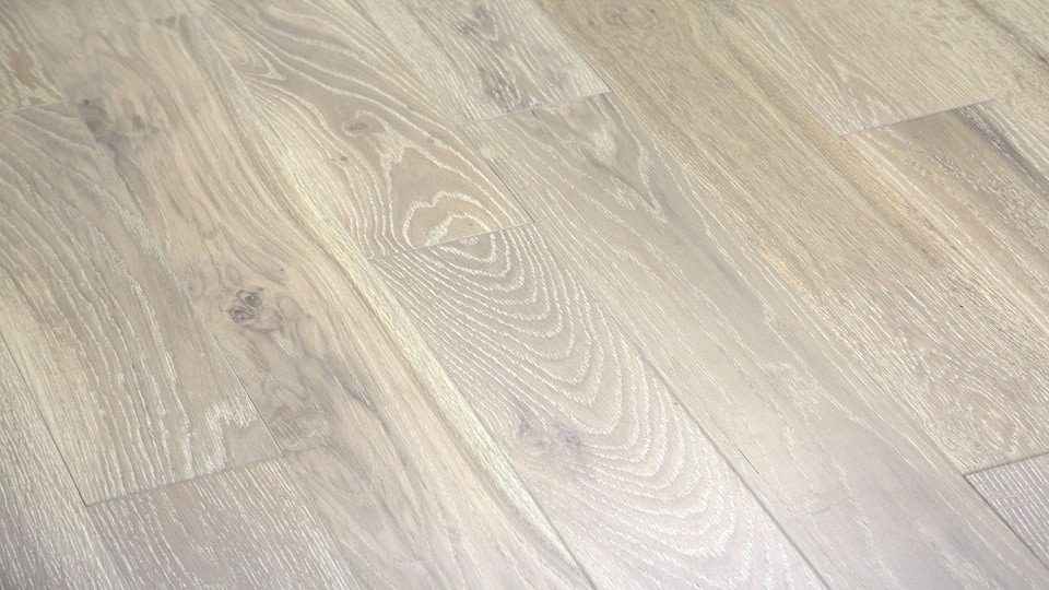 Ferma Northern Oak – Pearl Oak Wire Brushed Finish by Ferma Flooring, del mar engineered wood flooring, plank sample