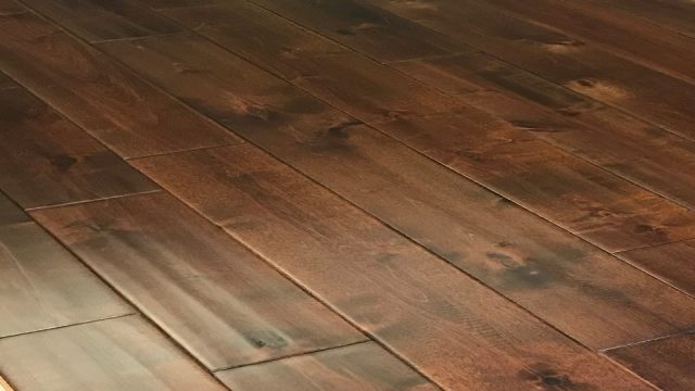 Ferma Engineered Pacific Maple – Bronze Handscraped by Ferma Flooring, engineered wood flooring, plank sample