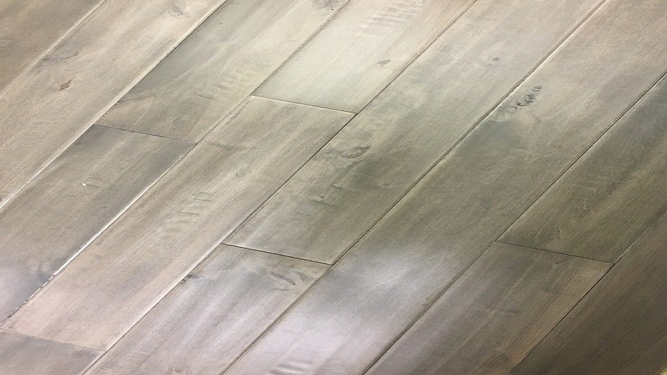 Ferma Pacific Maple – Mortar Handscraped and Wire Brushed by Ferma Flooring, pacific maple engineered wood flooring, plank sample