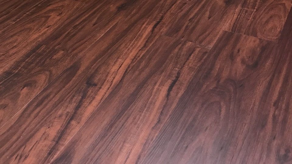 Ferma Engineered Acacia – Mahogany Registered Emboss by Ferma Flooring, luxury vinyl tile flooring, detail view