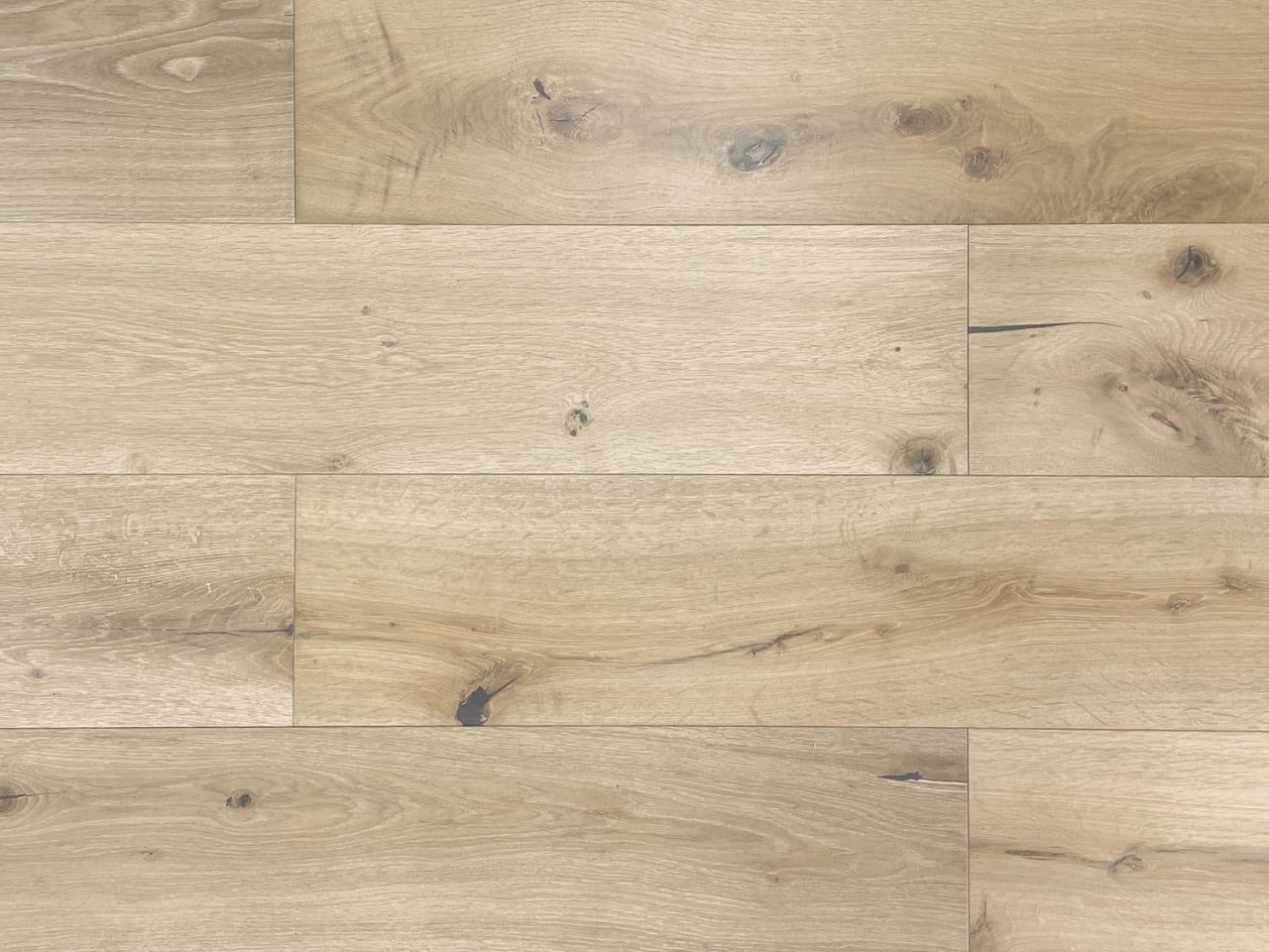Montserrat Floor Engineered European Oak – Light Grey Wirebrushed by Montserrat Floor, light grey european oak engineered wood flooring, detail view