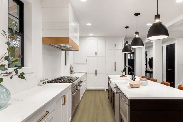 MSI Surfaces LVP – Blonde Benton by MSI Surfaces, blonde luxury vinyl tile flooring, detail view