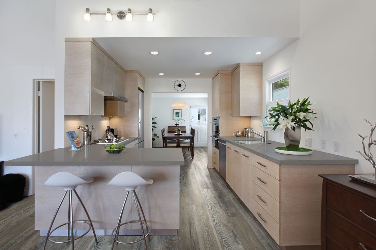 MSI Surfaces LVP – Gray-Dark Stableton by MSI Surfaces, gray-dark luxury vinyl tile flooring, detail view
