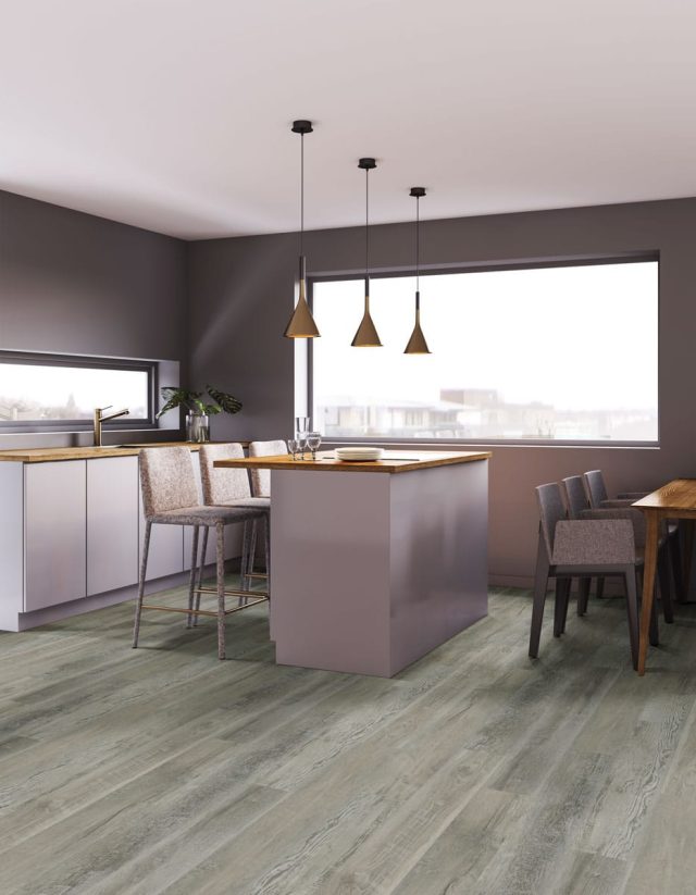 MSI Surfaces LVP – Gray-Dark Stableton by MSI Surfaces, gray-dark luxury vinyl tile flooring, detail view