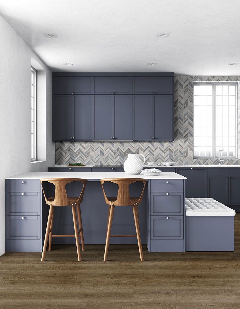 MSI Surfaces LVP – Brown by MSI Surfaces, brown luxury vinyl tile flooring, detail view