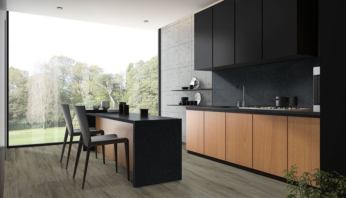 MSI Surfaces LVP – Light Gray by MSI Surfaces, gray-light luxury vinyl tile flooring, detail view