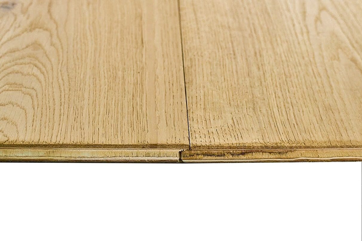Montserrat Floor European Oak – Tan Wirebrushed by Montserrat Floor, tan european oak engineered wood flooring, detail view