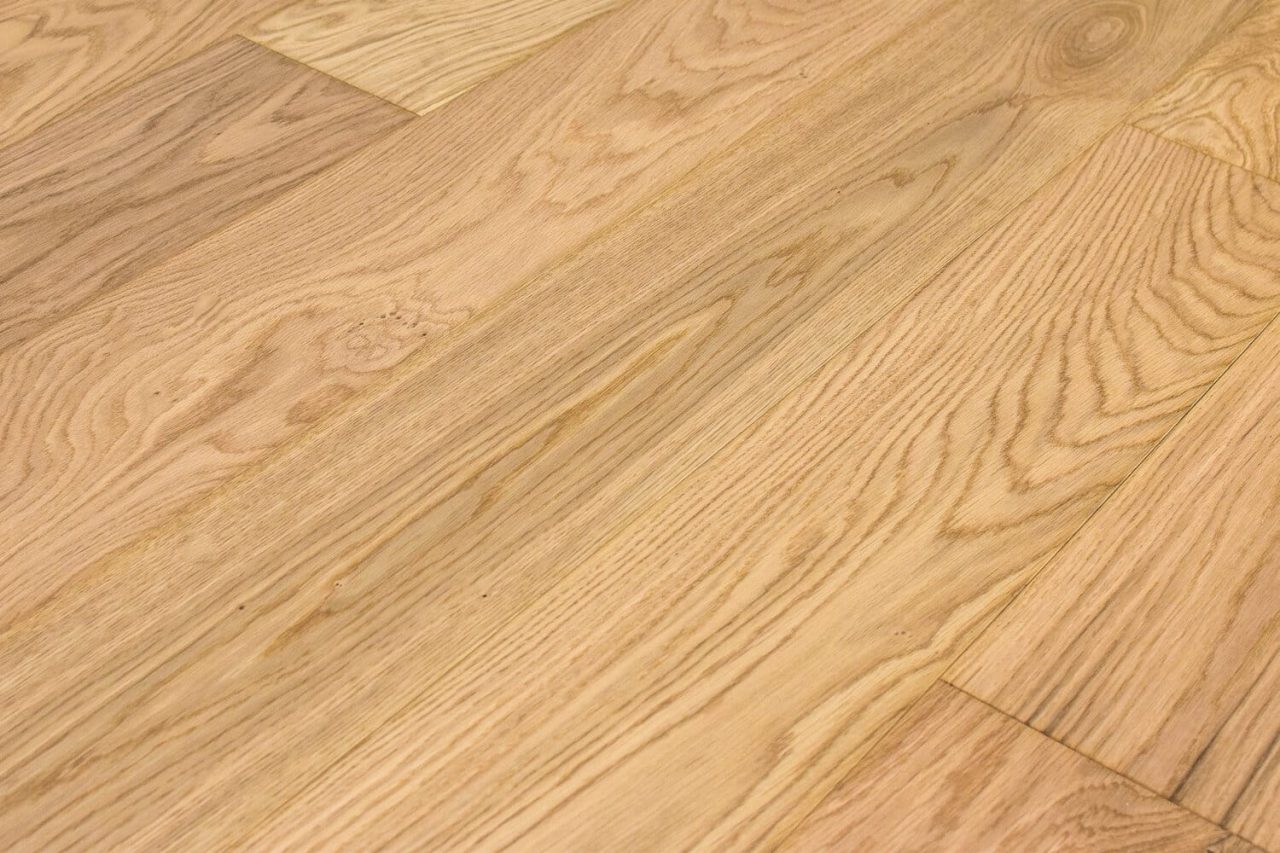Montserrat Floor European Oak – Tan Wirebrushed by Montserrat Floor, tan european oak engineered wood flooring, detail view