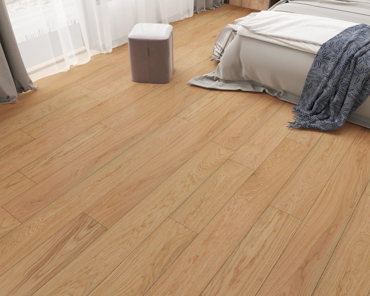 Montserrat Floor European Oak – Tan Wirebrushed by Montserrat Floor, tan european oak engineered wood flooring, detail view