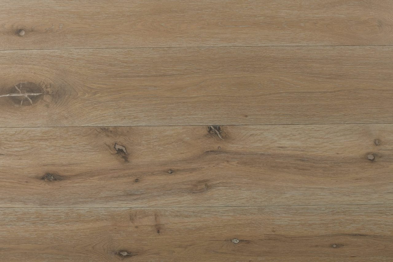 Montserrat Floor Oak – Brown Wirebrushed by Montserrat Floor, brown oak engineered wood flooring, detail view