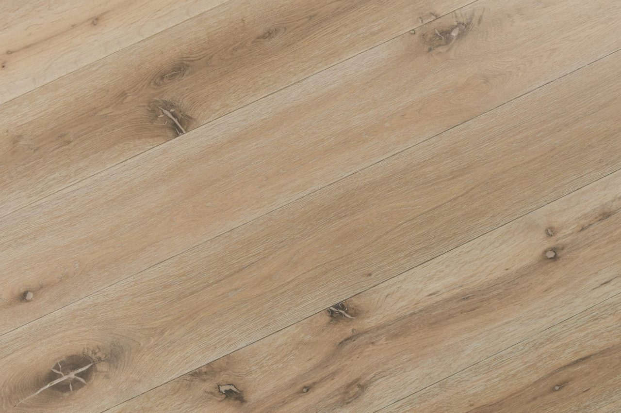 Montserrat Floor Oak – Brown Wirebrushed by Montserrat Floor, brown oak engineered wood flooring, detail view