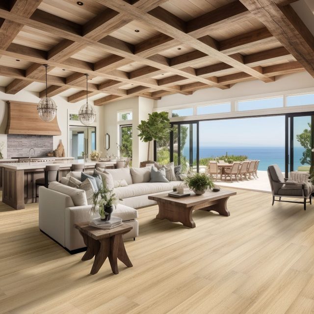MSI Surfaces LVP – Blonde by MSI Surfaces, blonde luxury vinyl tile flooring, detail view