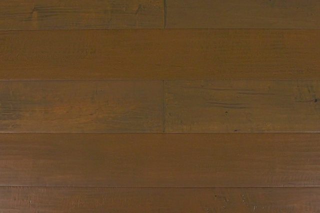 Montserrat Floor Engineered Maple – Brown Distressed/Handscraped by Montserrat Floor, brown maple engineered wood flooring, detail view