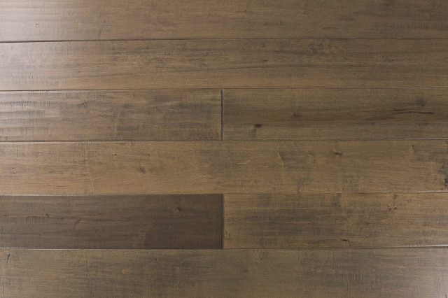 Montserrat Floor Maple – Brown Distressed/Handscraped by Montserrat Floor, brown maple engineered wood flooring, plank sample