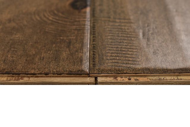 Montserrat Floor Maple – Brown Distressed/Handscraped by Montserrat Floor, brown maple engineered wood flooring, detail view