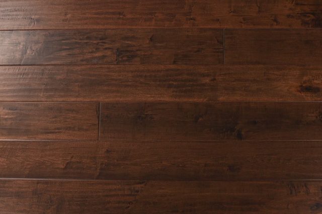 Montserrat Floor Maple – Brown Distressed/Handscraped by Montserrat Floor, brown maple engineered wood flooring, plank sample