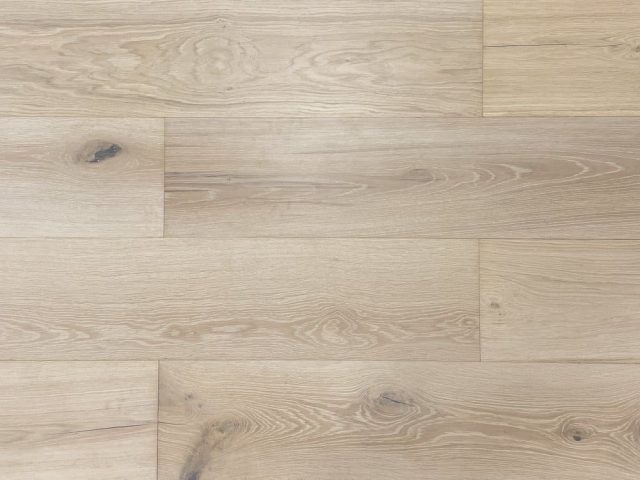 Montserrat Floor Engineered European Oak – Light White Grey Wirebrushed by Montserrat Floor, light white grey european oak engineered wood flooring, detail view