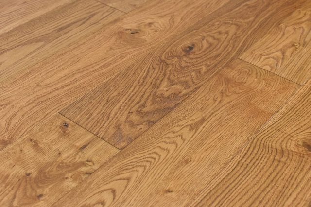 Montserrat Floor Engineered European Oak – Tan Wirebrushed by Montserrat Floor, tan european oak engineered wood flooring, detail view