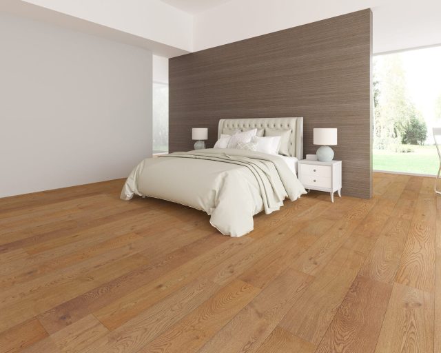 Montserrat Floor Engineered European Oak – Tan Wirebrushed by Montserrat Floor, tan european oak engineered wood flooring, detail view