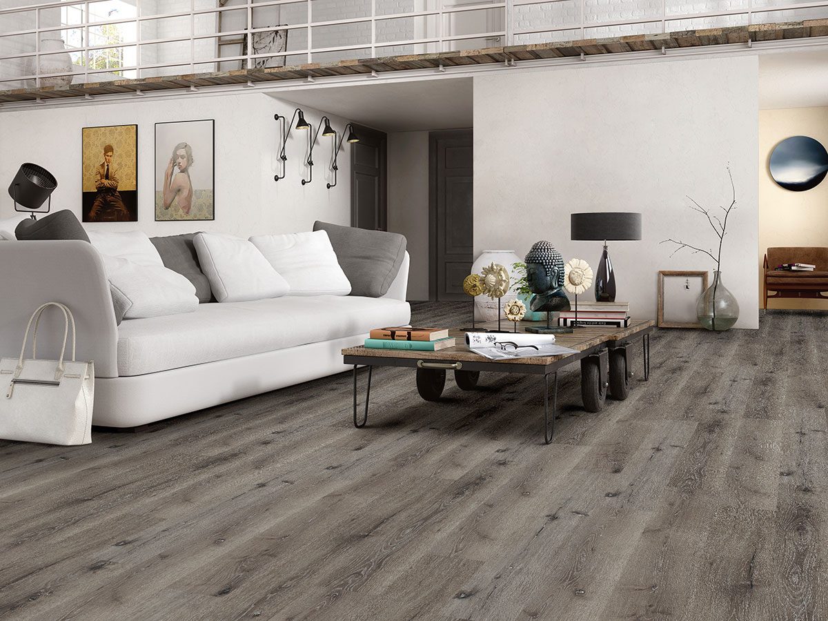 MSI Surfaces Simple LVP – Brown by MSI Surfaces, brown luxury vinyl tile flooring, detail view