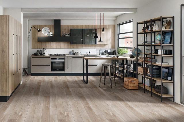 MSI Surfaces LVP – Light Gray by MSI Surfaces, gray-light luxury vinyl tile flooring, detail view