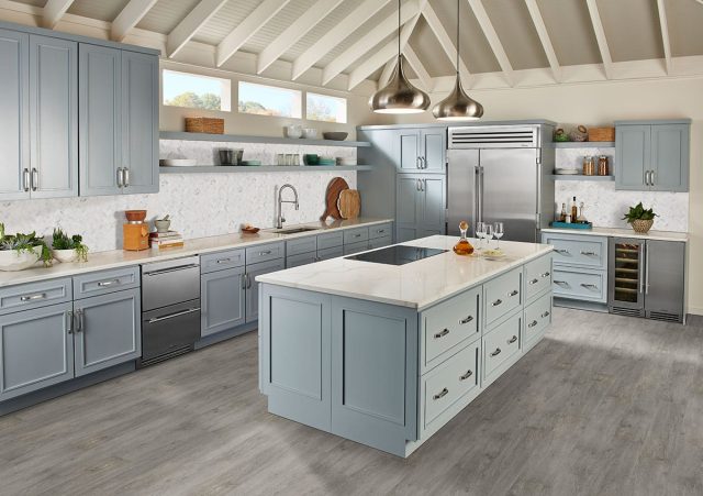 MSI Surfaces LVP – Gray-Light by MSI Surfaces, gray-light luxury vinyl tile flooring, detail view