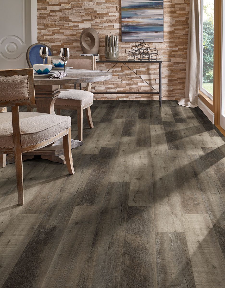 MSI Surfaces LVP – Gray-Light by MSI Surfaces, gray-light luxury vinyl tile flooring, detail view