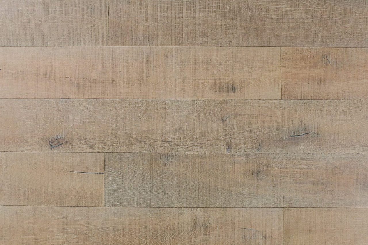 Montserrat Floor Engineered European Oak – Tan Wirebrushed by Montserrat Floor, tan european oak engineered wood flooring, plank sample
