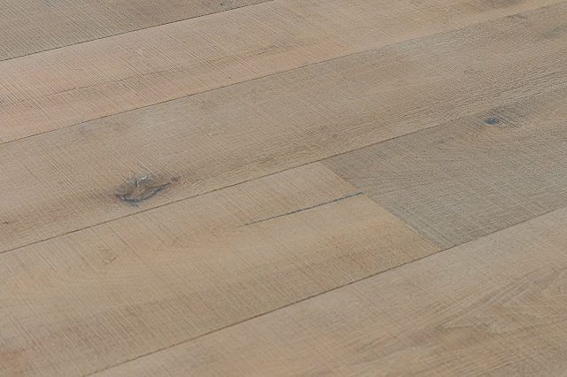 Montserrat Floor Engineered European Oak – Tan Wirebrushed by Montserrat Floor, tan european oak engineered wood flooring, detail view