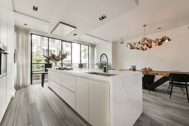 MSI Surfaces LVP – Brown Dunite Oak by MSI Surfaces, brown luxury vinyl tile flooring, detail view