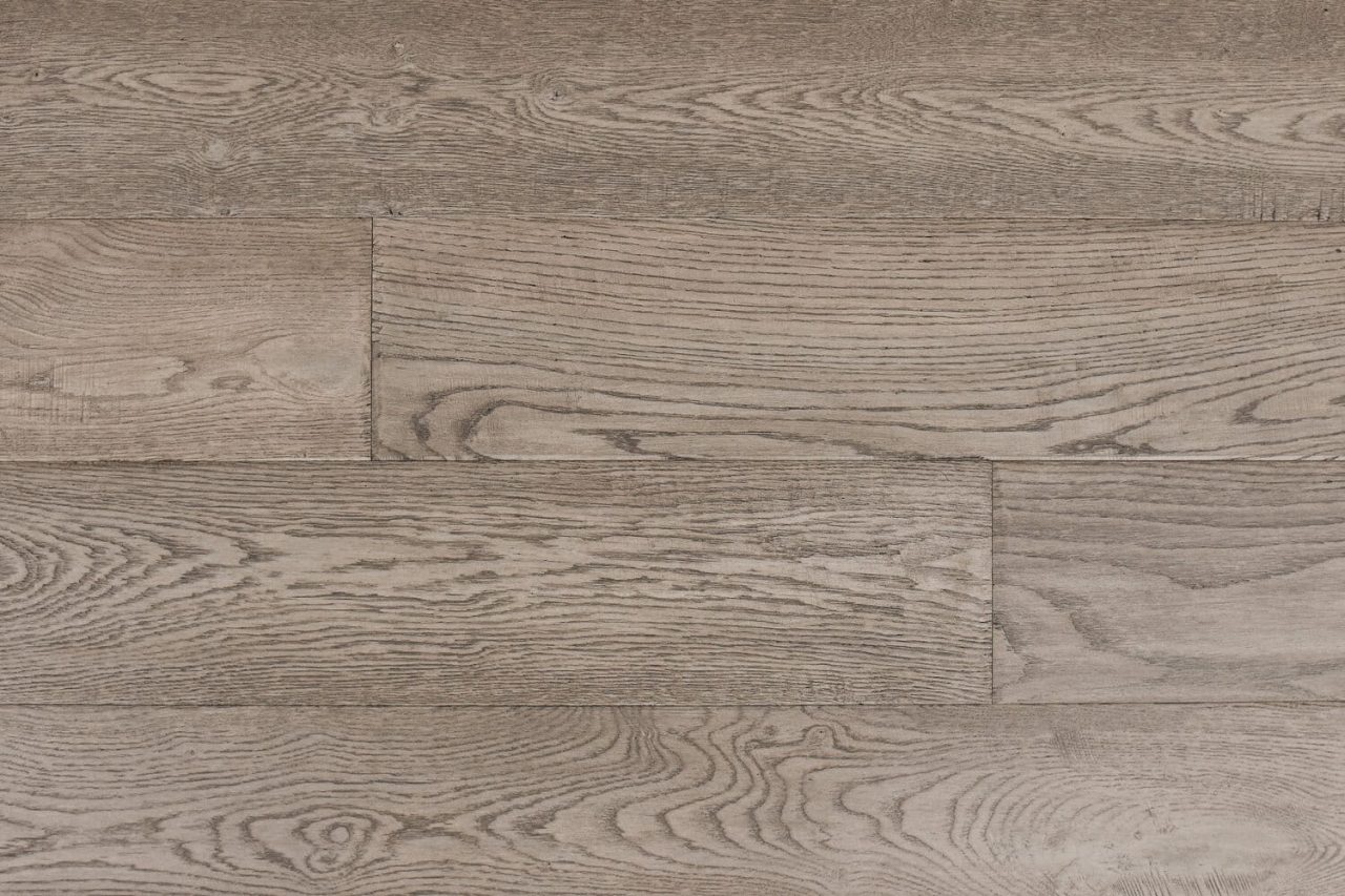 Montserrat Floor Engineered European Oak – Grey Wirebrushed by Montserrat Floor, grey european oak engineered wood flooring, detail view