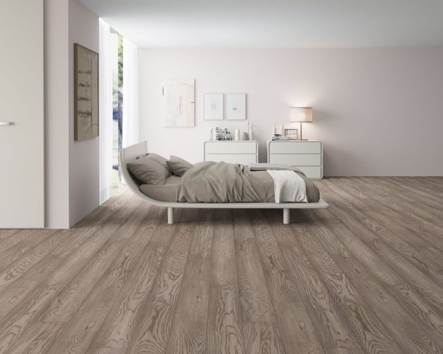 Montserrat Floor Engineered European Oak – Grey Wirebrushed by Montserrat Floor, grey european oak engineered wood flooring, detail view