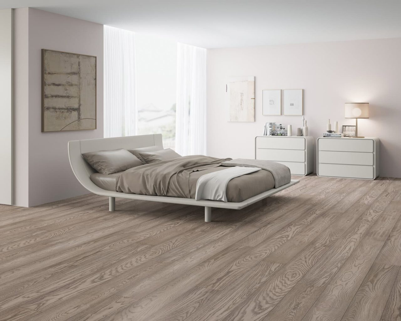 Montserrat Floor Engineered European Oak – Grey Wirebrushed by Montserrat Floor, grey european oak engineered wood flooring, detail view