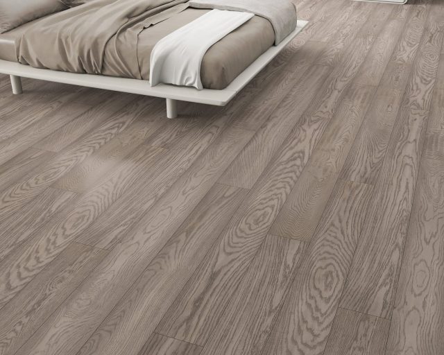 Montserrat Floor Engineered European Oak – Grey Wirebrushed by Montserrat Floor, grey european oak engineered wood flooring, detail view