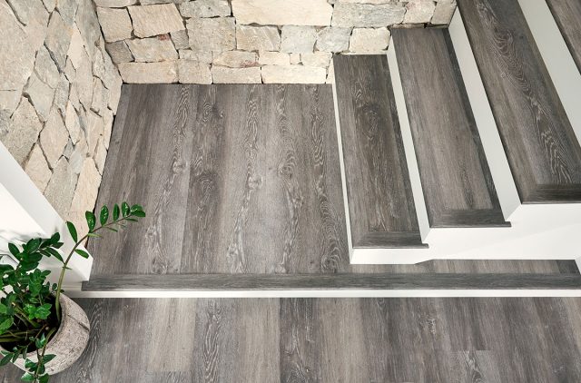 MSI Surfaces LVP – Gray-Light Finely by MSI Surfaces, gray-light luxury vinyl tile flooring, detail view