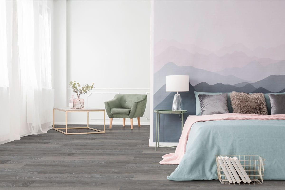 MSI Surfaces LVP – Gray-Light by MSI Surfaces, gray-light luxury vinyl tile flooring, detail view