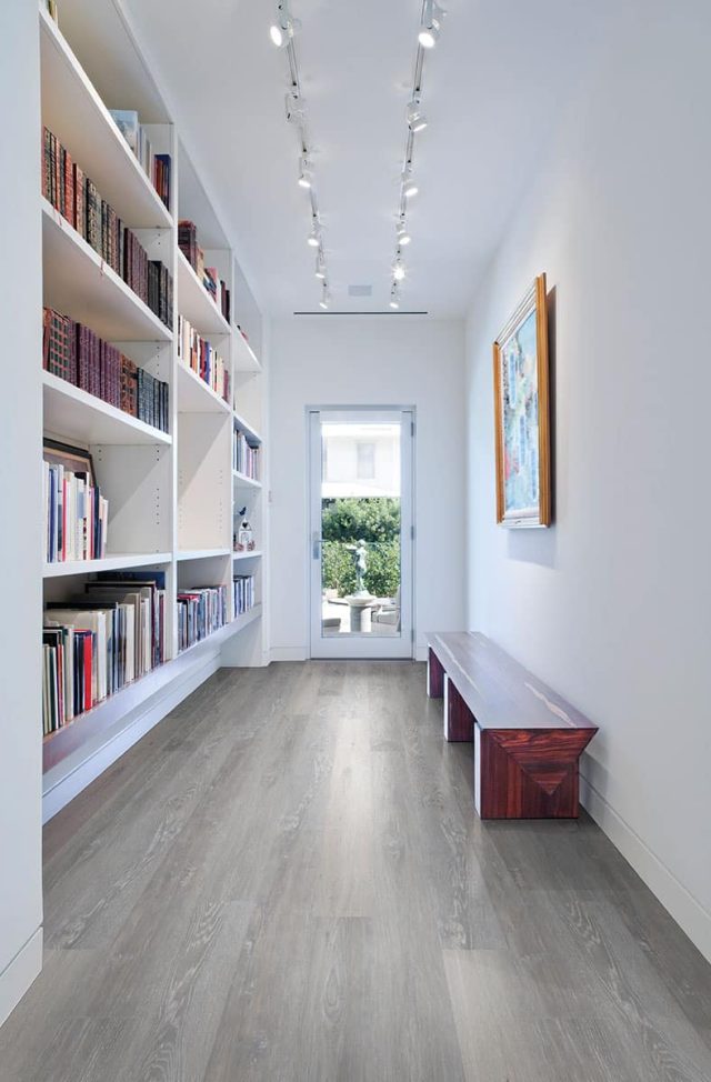 MSI Surfaces LVP – Gray-Light by MSI Surfaces, gray-light luxury vinyl tile flooring, detail view