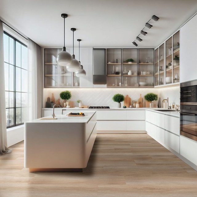 MSI Surfaces LVP – Blonde Flaxen by MSI Surfaces, blonde luxury vinyl tile flooring, detail view