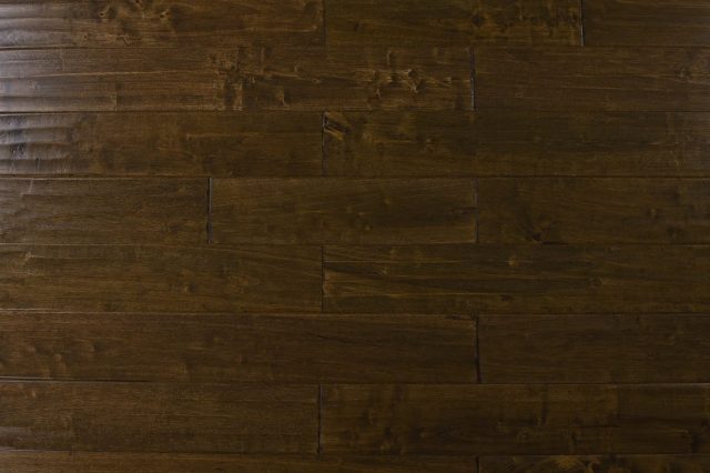 Montserrat Floor Engineered Hevea – Brown Handscraped by Montserrat Floor, brown hevea engineered wood flooring, plank sample