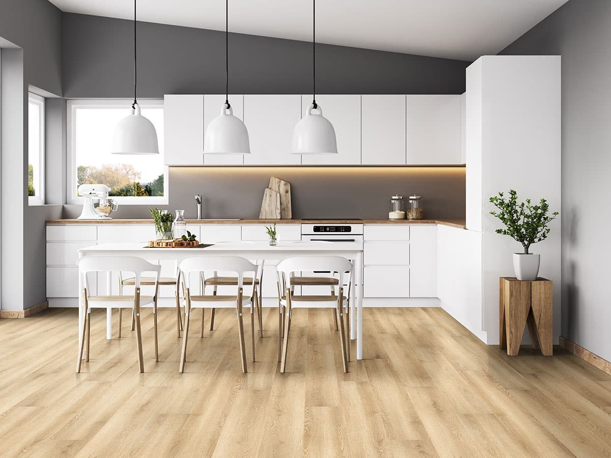 MSI Surfaces LVP – Blonde by MSI Surfaces, blonde luxury vinyl tile flooring, detail view