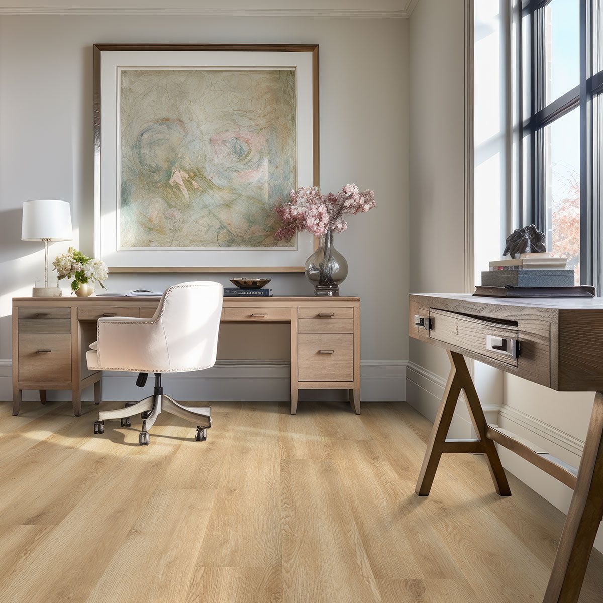 MSI Surfaces LVP – Blonde Hyde Haven by MSI Surfaces, blonde luxury vinyl tile flooring, detail view
