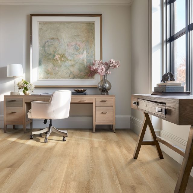 MSI Surfaces LVP – Blonde Hyde Haven by MSI Surfaces, blonde luxury vinyl tile flooring, detail view