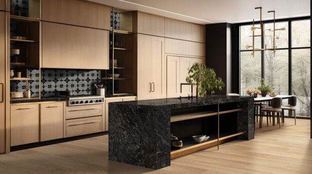 MSI Surfaces Simple LVP – Blonde Buff by MSI Surfaces, blonde luxury vinyl tile flooring, detail view